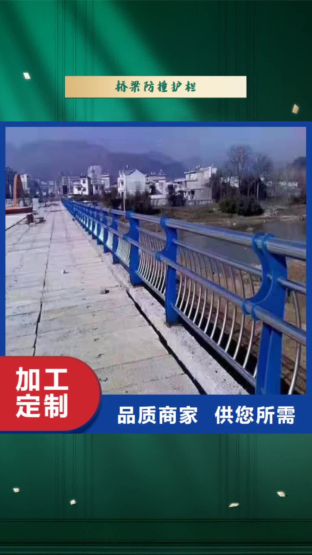 【郴州 桥梁防撞护栏 不锈钢桥梁护栏免费安装】